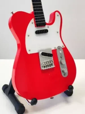 Víkendová Akce Miniatura kytary Music Legends PPT-MK155 Říha Katapult Fender Telecaster 1966 Red