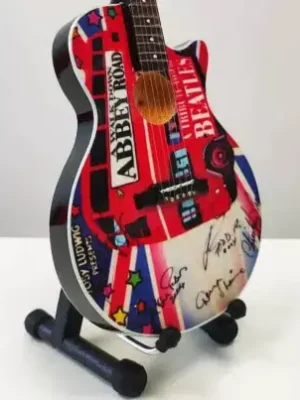 Miniatura kytary Music Legends PPT-MK093 The Beatles Acoustic The Abbey Road Tribute Novinka