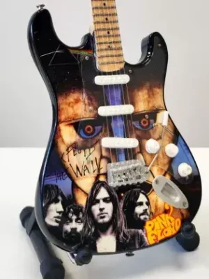Odeslání Ihned Miniatura kytary Music Legends PPT-MK162 Pink Floyd The Division Bell Strat Tribute