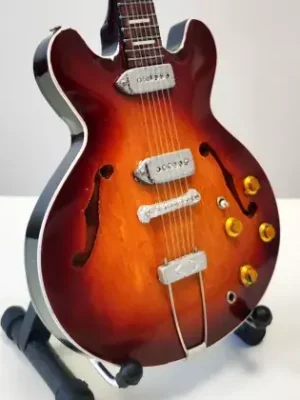 Nová Kolekce Miniatura kytary Music Legends PPT-MK181 Keith Richards Rolling Stones Gibson ES-330