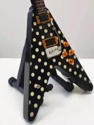 Miniatura kytary Music Legends PPT-MK001 Randy Rhoads Quiet Riot 1979 Karl Sandoval Flying V Black Koupit Online