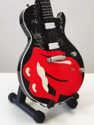 Nejlepší Volba Miniatura kytary Music Legends PPT-MK010 Rolling Stones Tribute Les Paul Black