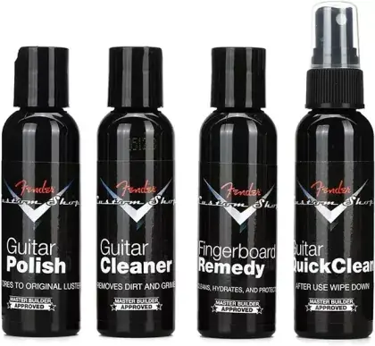 Čistící sada Fender Custom Shop Deluxe Guitar Care Kit 4 Pack Nízká Cena