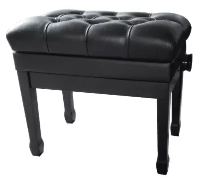 Stolička klavírní Pecka PPB-012 PE Beethovenka černý lesk/černý sedák prošívaný Kup Teď