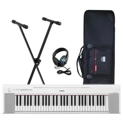 Keyboardový set Yamaha NP 15 WH SET3 Novinka