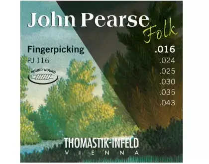 Jen Po Omezenou Doba Struny nylonové pro akustickou kytaru Thomastik John Pearse Folk PJ116 - 16/43