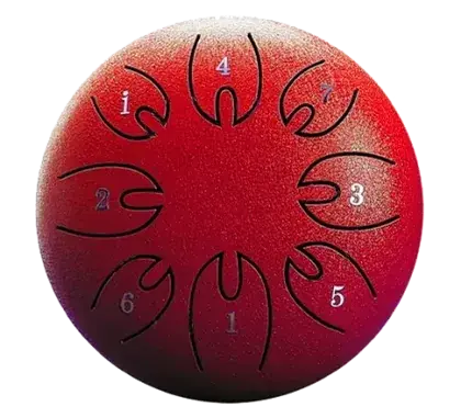 Steel Tongue Drum FZone STD-6I8N Red Kup Teď