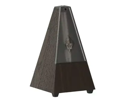 Metronom mechanický Wittner Pyramida se zvonkem 814K ořech Expresní Doručení