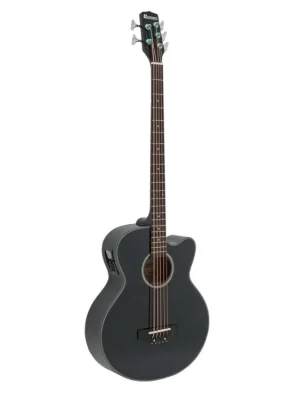 Finální Výprodej Dimavery AB-455, elektroakustická baskytara pětistrunná, černá