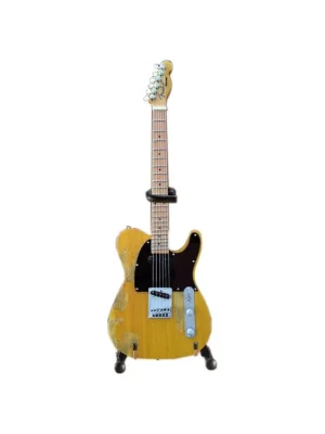 MINI elektrická kytara na stojanu Music Legends PPT-MK128 Keith Richards Rolling Stones Fender Telecaster Nová Kolekce