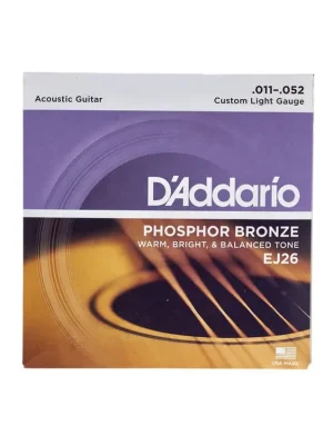 D'ADDARIO EJ26 kovové struny pro akustickou kytaru - plastový obal Akce