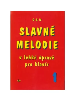 Pouze Dnes slavné melodie v lehké úpravě pro klavír 1 + CD