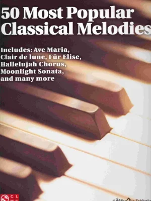 Nízká Cena 50 Most Popular Classical Melodies - klavír ve snadné úpravě