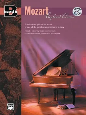 Poslední Šance Basix Keyboard: MOZART + CD / 7 známých skladeb pro klavír