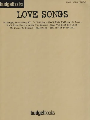 Značkový Budgetbooks - LOVE SONGS