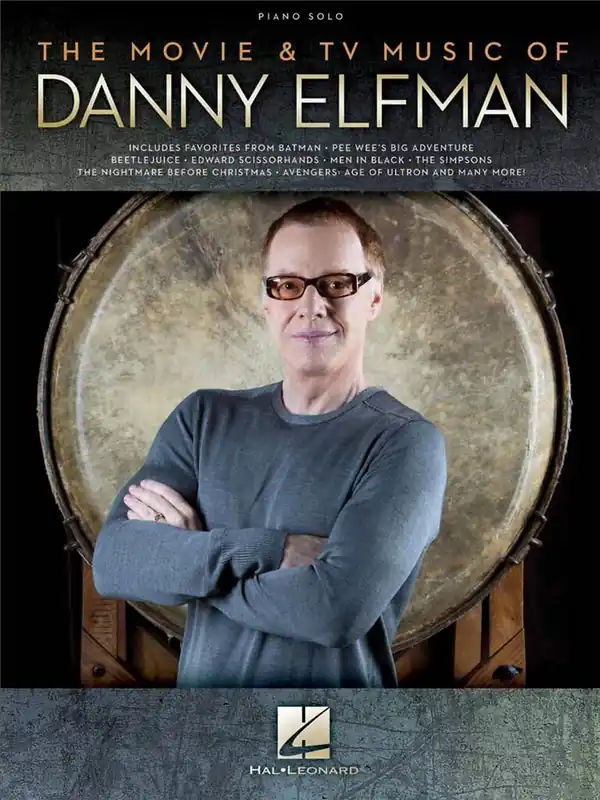 Danny Elfman: The Movie & TV Music / piano solo Zlevněný