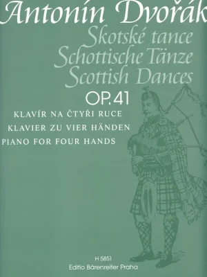 Kup Teď DVOŘÁK: Skotské tance op. 41 / 1 klavír 4 ruce
