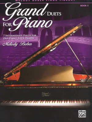 Grand duets for piano 5 - sedm mírně náročnějších skladeb pro 1 klavír 4 ruce Výprodej