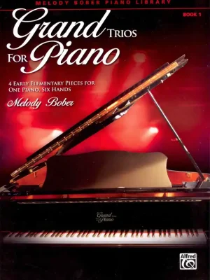 Originální Grand Trios for Piano 1 - čtyři úplně jednoduché skladbičky pro 1 klavír a 6 rukou