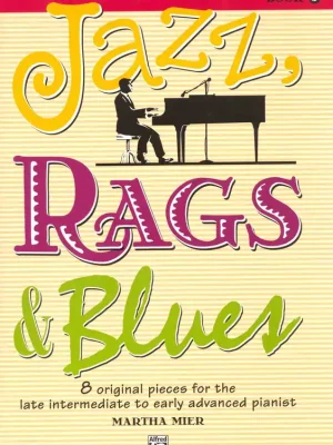 Vysoce Kvalitní JAZZ, RAGS, BLUES 5 by Martha Mier piano solos / sólo klavír