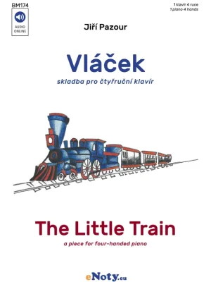 Pazour: Vláček - skladba pro čtyřruční klavír Sleva