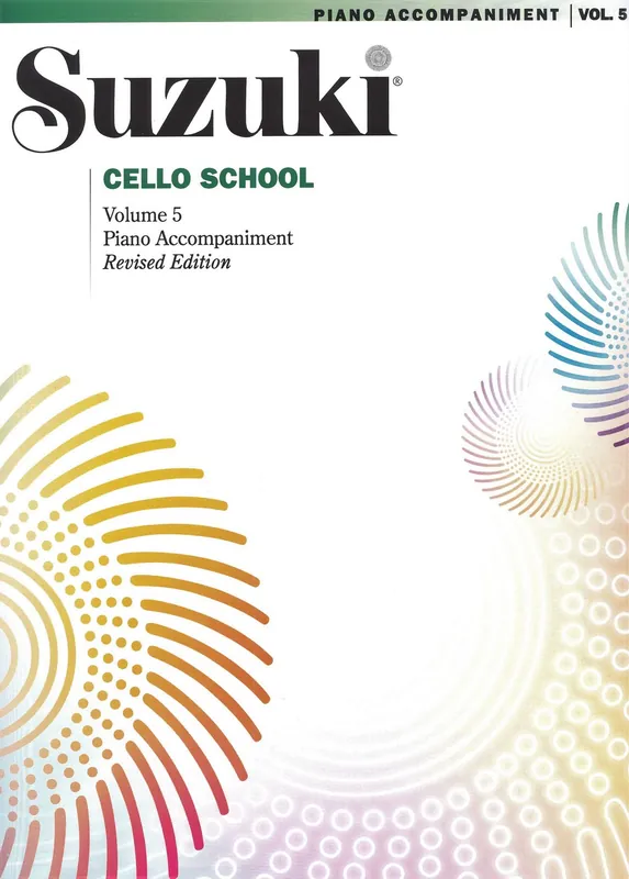 Originální Suzuki Cello School 5 - klavírní doprovod