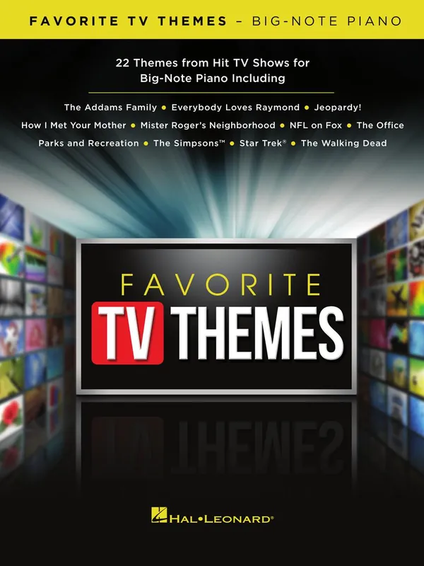Ihned K Objednání Big Note Piano: Favorite TV Themes / jednoduchý klavír