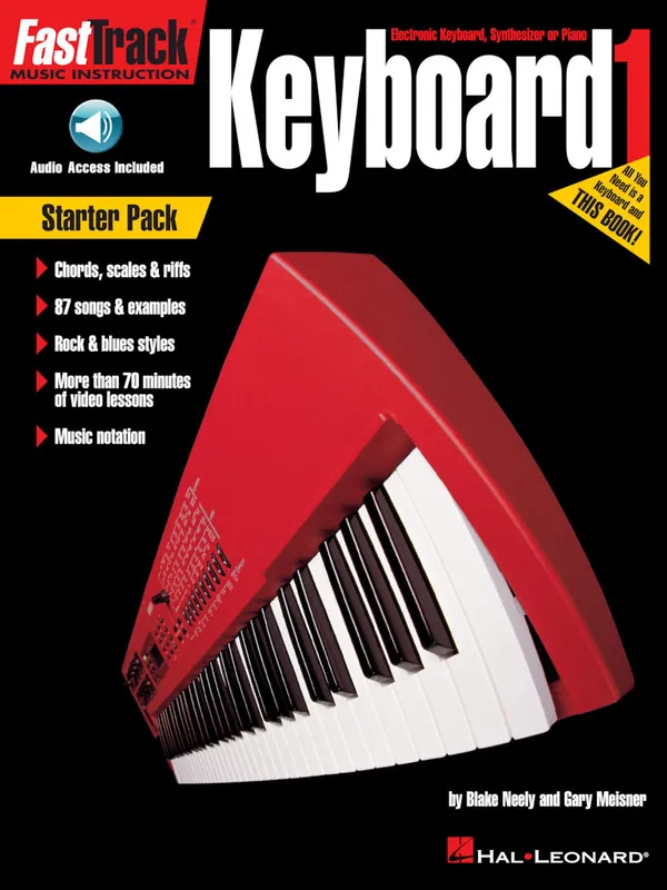 Akční Cena FASTTRACK - KEYBOARD METHOD 1 + Audio Online music instruction