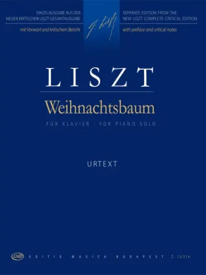 Nejprodávanější Liszt: Weihnachtsbaum ( Vánoční stromeček ) / klavír sólo