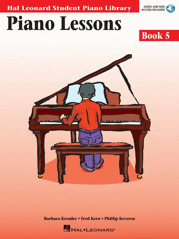 Sezónní Sleva PIANO LESSONS BOOK 5 + Audio Online