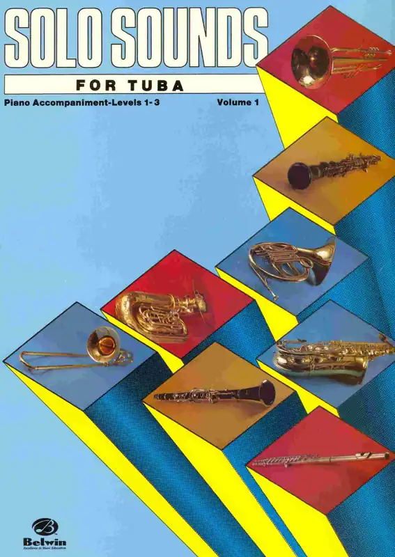 Tovární Cena SOLO SOUNDS FOR TUBA level 1-3 / tuba - klavírní doprovod