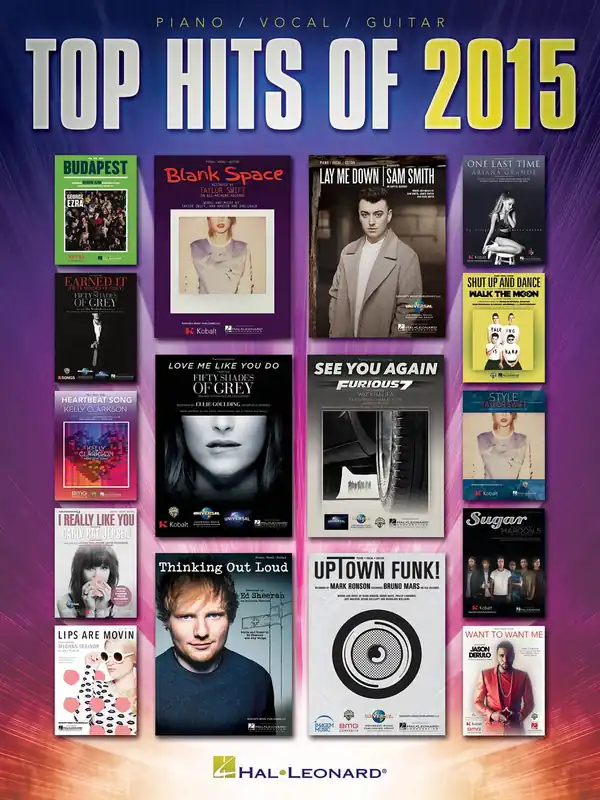 Hit Sezóny TOP HITS OF 2015 klavír / zpěv / kytara