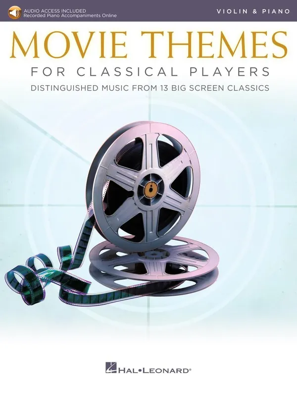 Odeslání Ihned MOVIE THEMES for Classical Players + Audio Online / housle a klavír