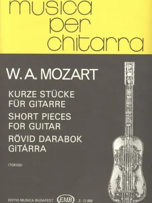 Tovární Cena Musica per chitarra: Mozart - SHORT PIECES / kytara