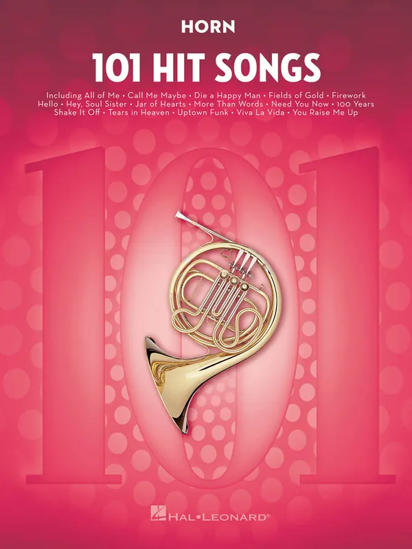 101 Hit Songs for Horn / lesní roh Omezená Nabídka