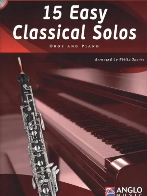 Super Cena 15 Easy Classical Solos + CD / hoboj a klavír