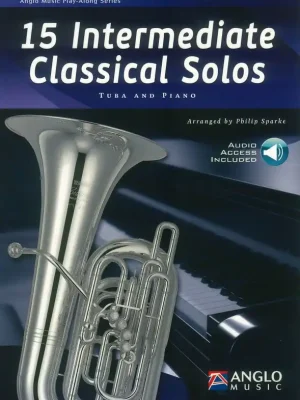 Top Prodej 15 Intermediate Classical Solos + AO / tuba a klavír
