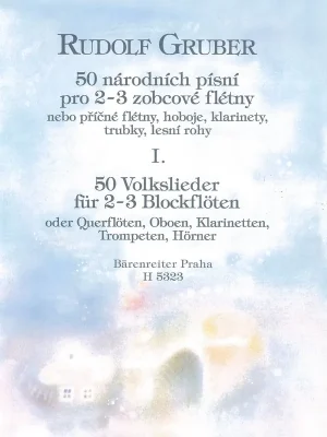 Nakupujte Hned 50 národních písní I. / 2-3 nástroje stejného ladění (zobcové flétny, příčné flétny, klarinety, trumpety, lesní rohy, ....)