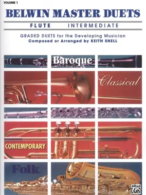 Cenově Výhodný Belwin Master Duets - Intermediate 1 / flétna