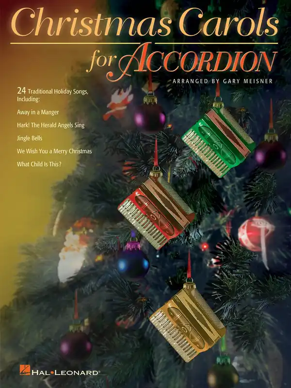 Zlevněný Christmas Carols for Accordion / 24 známých vánočních písní v úpravě pro akordeon