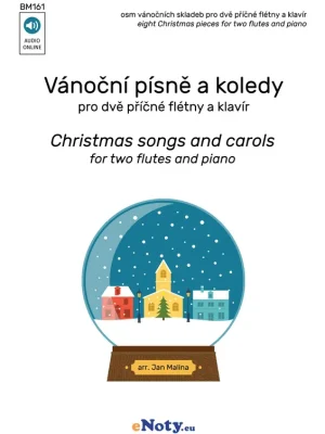 Sezónní Sleva Vánoční písně a koledy pro dvě příčné flétny a klavír