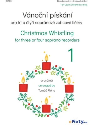 Sezónní Sleva Vánoční pískání 1 / 10 českých koled v úpravě pro 3-4 sopránové zobcové flétny