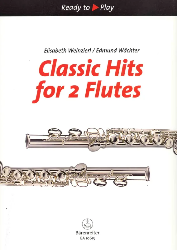 CLASSIC HITS for 2 FLUTES / oblíbené klasické skladby pro 2 příčné flétny Nízká Cena