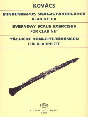 Akční Nabídka Everyday Scale Exercises for clarinet / Stupnicová cvičení na klarinet pro každý den