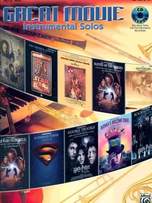 GREAT MOVIE INSTRUMENTAL SOLOS + CD / altový saxofon Nakupujte Hned