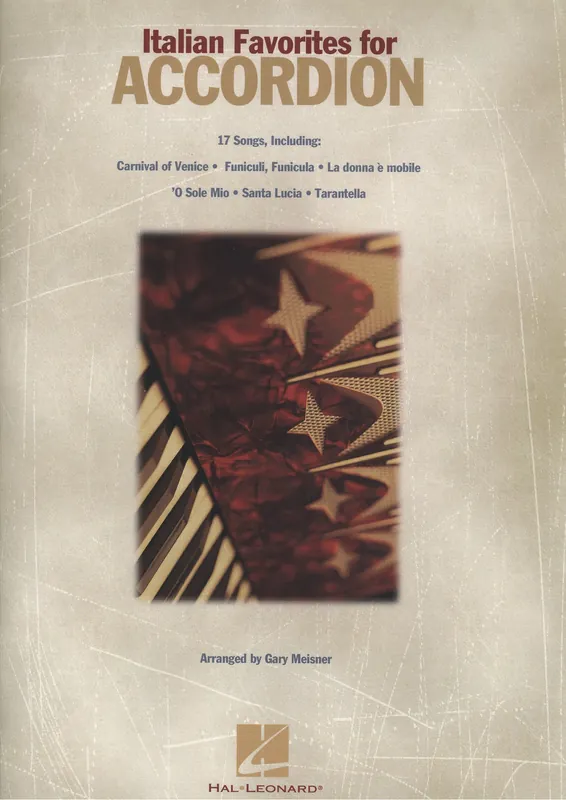 ITALIAN FAVORITES FOR ACCORDION / akordeon Nová Kolekce