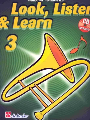 Zlevněný LOOK, LISTEN & LEARN 3 + Audio Online / škola hry na pozoun