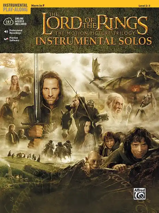 LORD OF THE RINGS - Instrumental Solos + Audio Online / lesní roh Cenový Hit