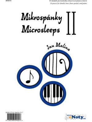 MIKROSPÁNKY 2 - Jan Malina - 10 skladeb pro kontrabas (basovou kytaru) a klavír Bezpečná Platba