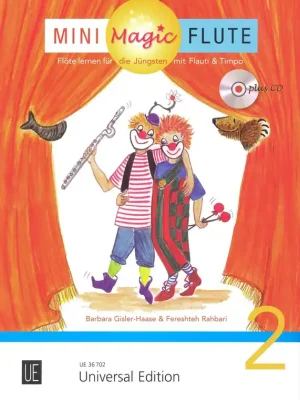 Mini Magic Flute 2 + CD / škola hry na příčnou flétnu Rychlé Dodání